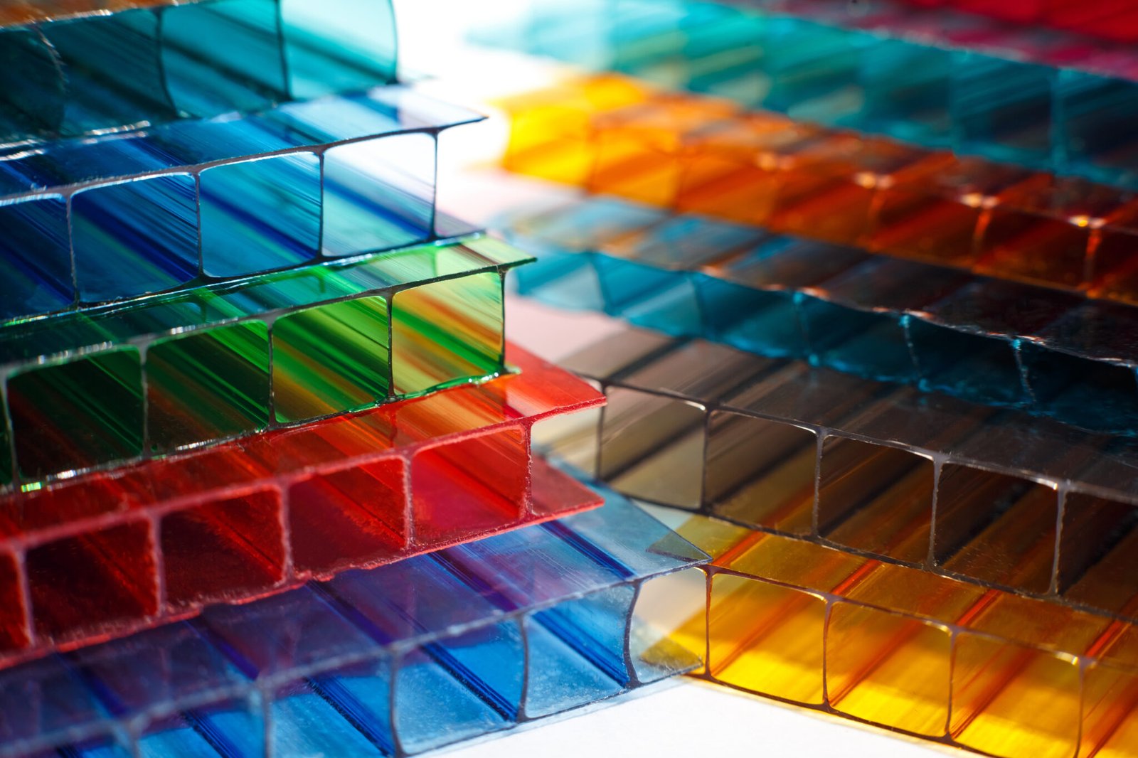 Multi Sheet Color Multiwall Polycarbonate Sheets - A B Plastics
