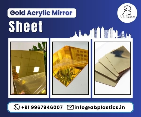 Gold Acrylic Mirror Sheet