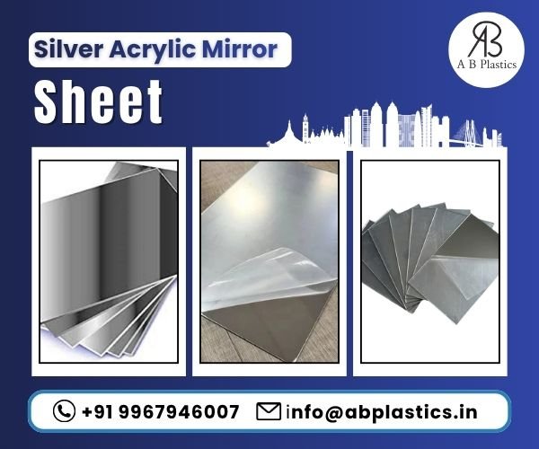 silver acrylic mirror sheet